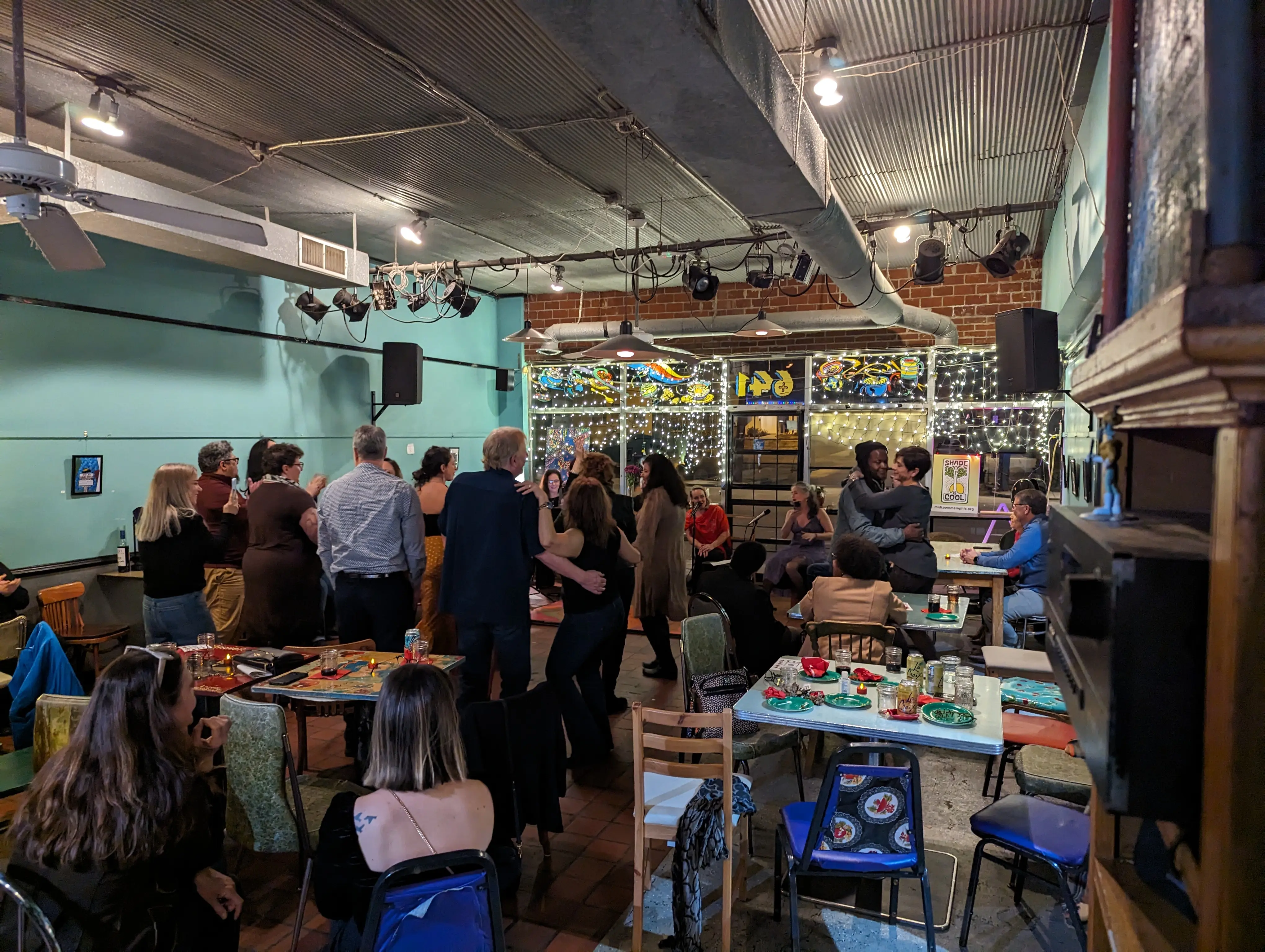Live music performance during a private event at Otherlands Memphis