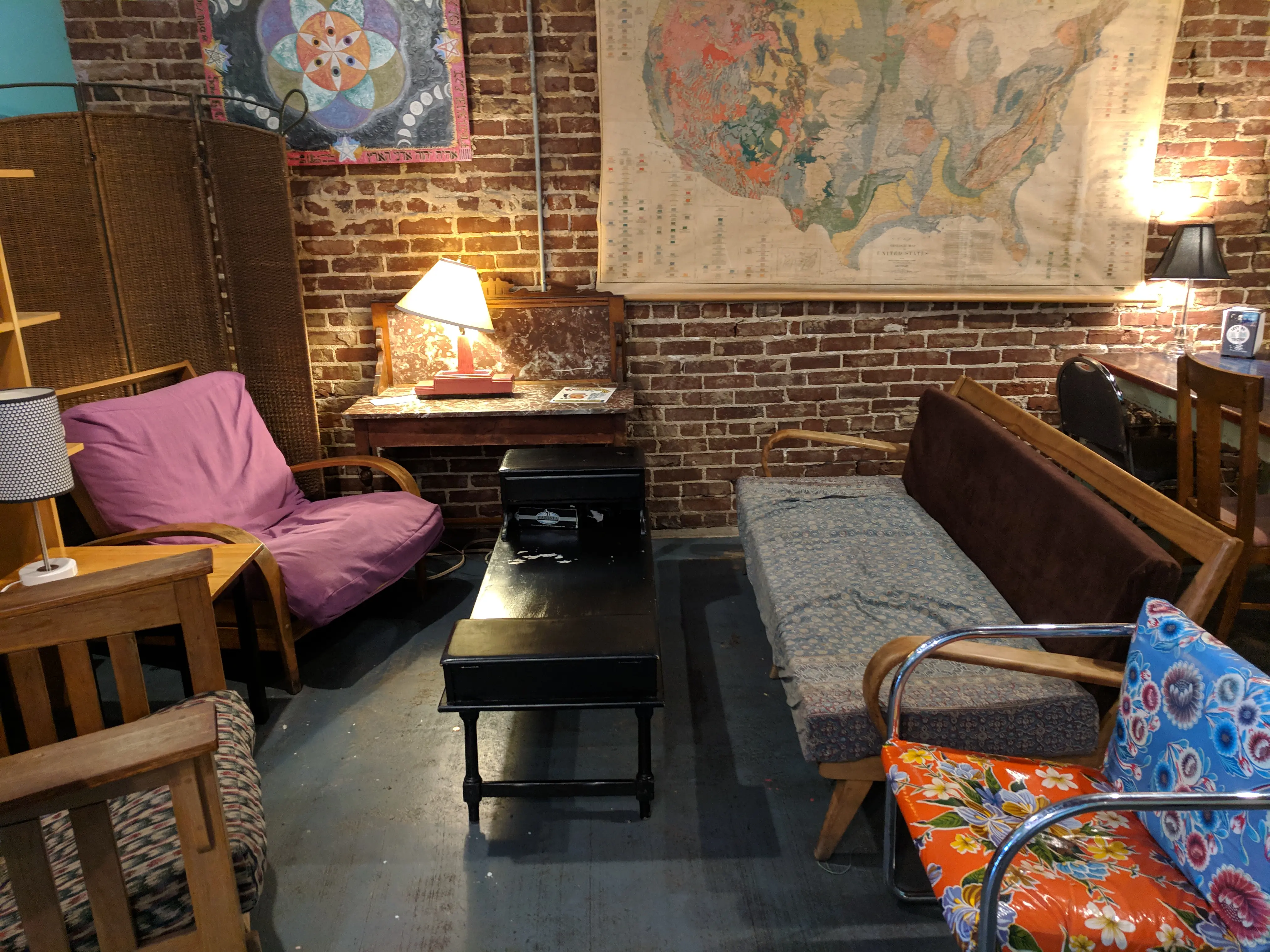 Private event guests socializing inside Otherlands Coffee Bar in Memphis